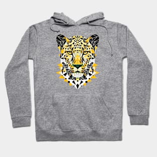 Abstract Geometric Leopard - Color Design Hoodie